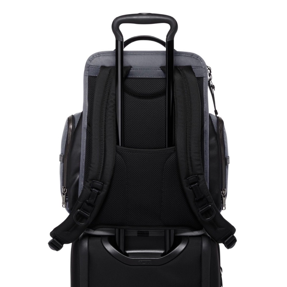 TUMI Gray and Brown Backpack - Picture 5 of 13
